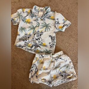 Boys Marvel Spider-man Hawaiian Swim Set